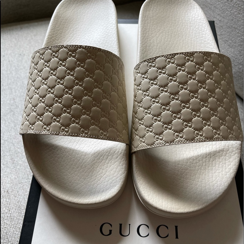 Gucci microgg slides Gucci size 9